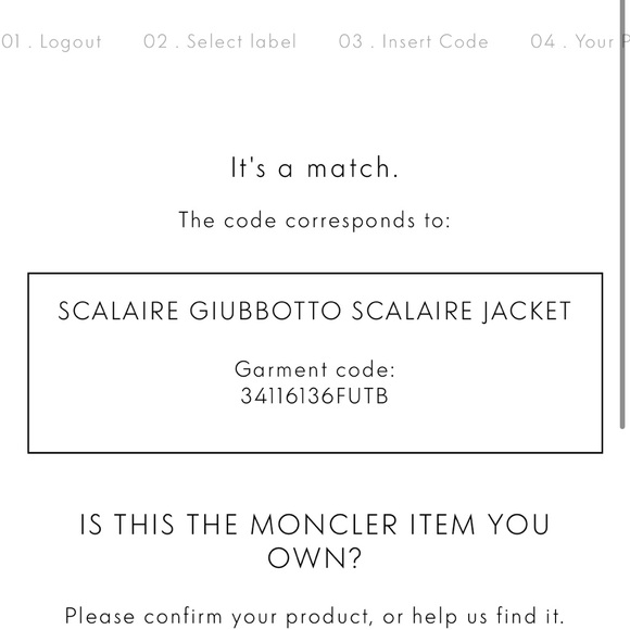 Moncler Black jacket - Picture 7 of 7